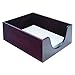 Carver Double Deep Wood Desk Tray, Legal Size, 16 x 11 x 5.5 Inches, Mahogany Finish (CW08223)