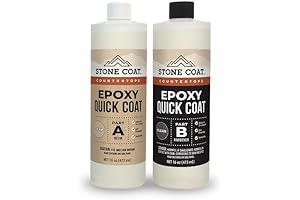 Quick Coat 1 Quart Epoxy Resin Kit | Cure within 24Hrs