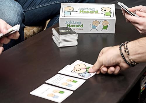 joking hazard by cyanide amp happiness - 360 funny amp inappropriate comic cards hilarious party games  includes add-your-own-words cards