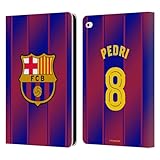 Head Case Designs sous Licence Officielle FC Barcelona Pedri 2025/26 Joueurs Home Kit Étui Portefeuille en Cuir Compatible avec Apple iPad Air 2 (2014)