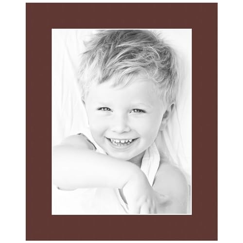 9x12 Maroon/Maroon Custom Mat for Picture Frame with 5x8 Opening Size (Mat Only, Frame NOT Included) - 3 Pack