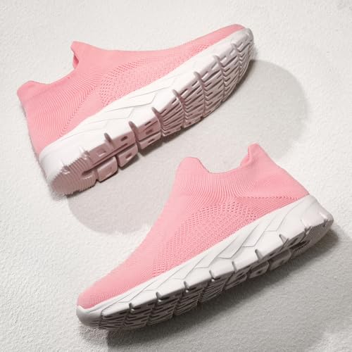 Image of Womens Shoes Running Walking Sneakers Slip On Sport Outdoor Casual Tennis Workout AthleticGym Shoes Lightweight Comfortable Fashion Fitness Shoes