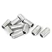 uxcell® M10 Threaded Zinc Alloy Pipe Nipple Lamp Repair Part 20mm Long 10pcs