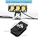 PLUSBEAM Ditch Light Brackets, 2PCS Hood Mount Light Brackets Universal Adjustable Aluminum Alloy Pillar Hood Led Work Light Pods Mount Bracket Kit for Truck SUV Cars, No Need Drilling