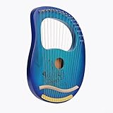 Cuerdas de arpa de lira de grado profesional, material de latón/nailon, sonido superior (16 cuerdas de latón)