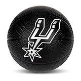 Franklin Sports NBA San Antonio Spurs Mini Foam Basketball - Kids 5.5" Inch Toy Basketball for Over the Door + Mini Indoor Hoops - NBA Fan Shop Soft Foam Indoor Kids Balls