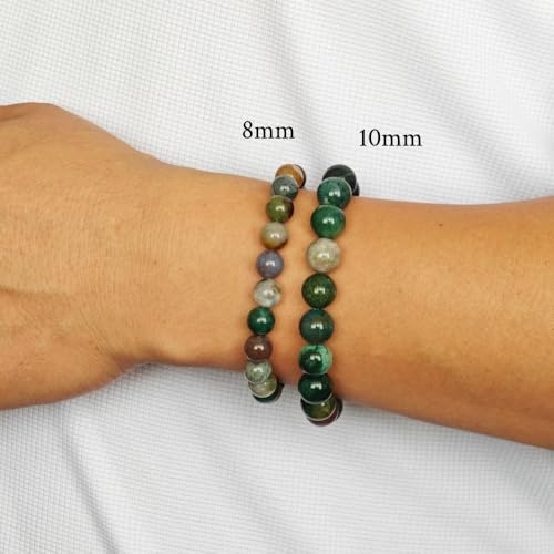 Healing Bracelet for Women Christmas Gift For Women 10mm Beaded Bracelets Handmade Gemstone Stretch Elastic, 1Pcs4