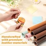Leather AirTag Keychain Holder Compatible with Apple AirTag - Image 6