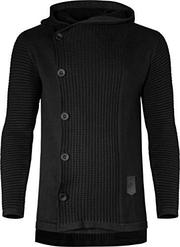 Musterbrand Star Wars Knit Cardigan Men Knight of Ren Hoodie Black