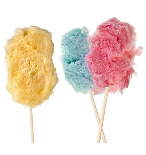 Monouso | 50 Palos de Madera Cuadrados, 40cm, Madera de Abedul, Stick para Algodón de Azúcar, Bastones, Dulces, Brochetas, Reciclable, Compostable