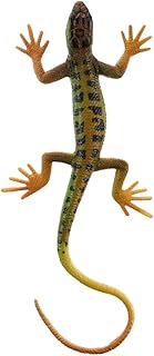 Totority Sticky Gecko Plastic Lizard Prop, Artificial Reptile Lizards Fake Plastic Lizard Toys Spoof Lizard Model Realistic Fake Lizards Toys Animal Figures for Boys Fake Lizard