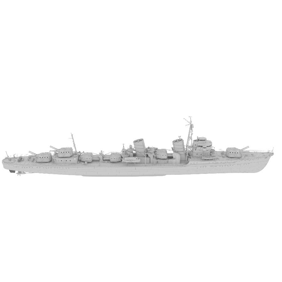Amazon | TM35004WL 1/350 日本海軍 駆逐艦 吹雪 1941年 水線版 レジン