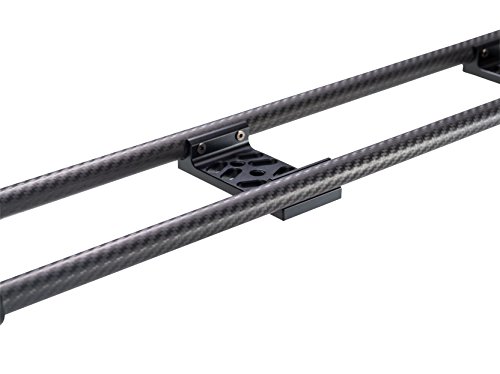 Image of Benro MoveOver8B Carbon-Fiber Slider with Case - 35.4″ Travel Rail, 18 mm Dual Rails, Adjustable Legs, 3 /8″ Head Mount (C08D9B)