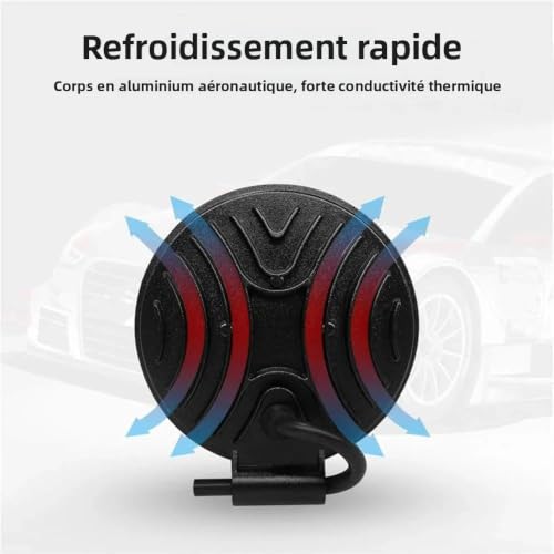 Luz de trabajo LED todoterreno 42W para rutas nocturnas y conducción DRL 3