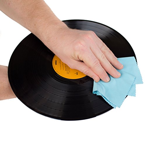 Record Cleaning Anti-Static Cloth - 5 Pack Microfiber Towel By Record-Happy Lint Free Vinyl Cleaner For Your Lp Collection #TOP1