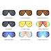willochra Fashion Wave Mask Sunglasses for Women Men Trendy Oversized Shield Sun Glasses Luxury Designer Y2K Punk Shades (black)