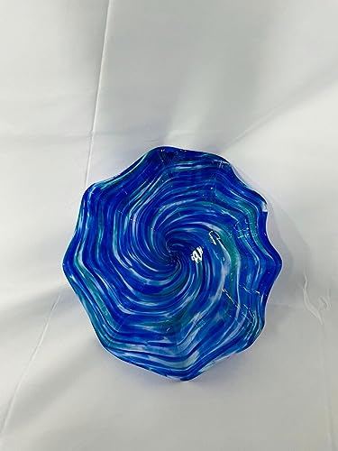 SHIJINGG Pannello decorativo da parete in vetro stile Murano Pannello artistico da parete in vetro soffiato