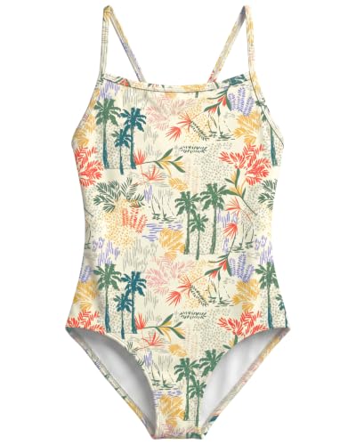 Image of weVSwe Baby Girl Swimsuit One Piece Swimsuit Cute Toddler Girls Sleeveless Bikini Kids 2-10 Years