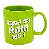 Island Dogs High as F*ck Giant Coffee Mug 22 oz - Psychedelic Ceramic Cup