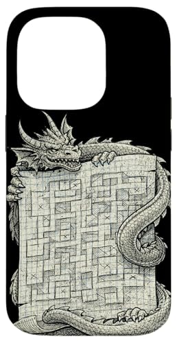 Fantasy Adventure Map with Dragon �X�}�z�P�[�X iPhone 14 Pro �p