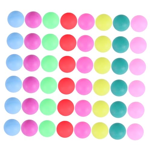 Toddmomy 50piezas Balones De Pong De Colores para Entrenamiento De Competición Balones Deportivas De Dibujo para Fiestas Tenis De Mesa