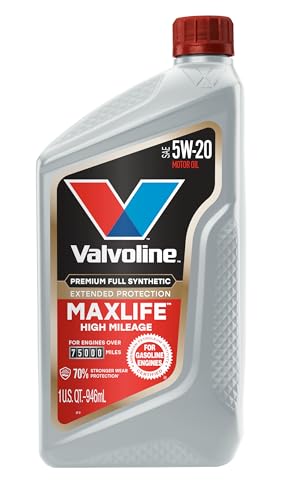 Image of Valvoline MaxLife Extended Protection High Mileage 5W-20 Full Synthetic Motor Oil 1 Quart
