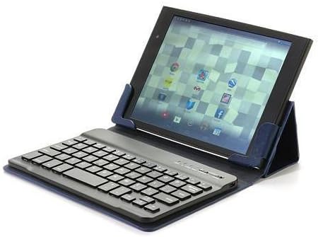 LePan Mini 8" Case with Bluetooth 3.0 Keyboard - Blue, Compatible with iPad Mini, LePan Mini and Other 8" Tablets…