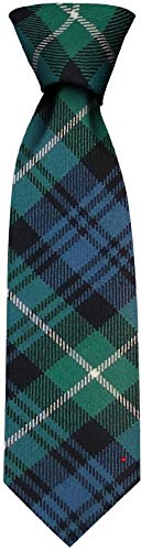 I LUV LTD Gents Neck Tie Lamont Ancient Tartan Lightweight Scottish Clan Tie
