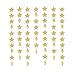 Produktbild Newin Star Stern Girlande, Stern Banner Papier Hängende Dekoration für Hochzeit Urlaub Party Geburtstag Zimmer Deko, 4 m, Gold