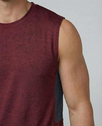 Image of Real Essentials: Men's Dry Fit Tank Tops Sleeveless Workout Shirts Moisture-Wicking Muscle Tank Gym Running (Big & Tall)