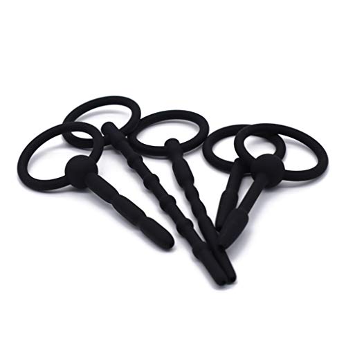 JEKEE 5 Pcs Set Silicone Uréthral Plugging