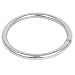 Uxcell a15060500ux0116 120mm x 10mm 304 Stainless Steel Webbing Strapping Welded O Rings