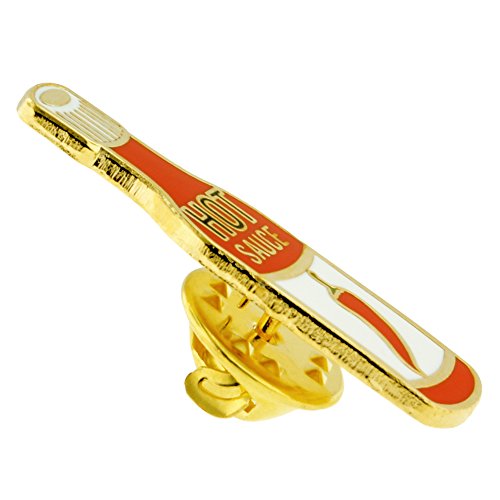 Pinmart Spice It Up Hot Sauce Taco Bacon Eggs Pizza Enamel Lapel Pin Set #TOP5