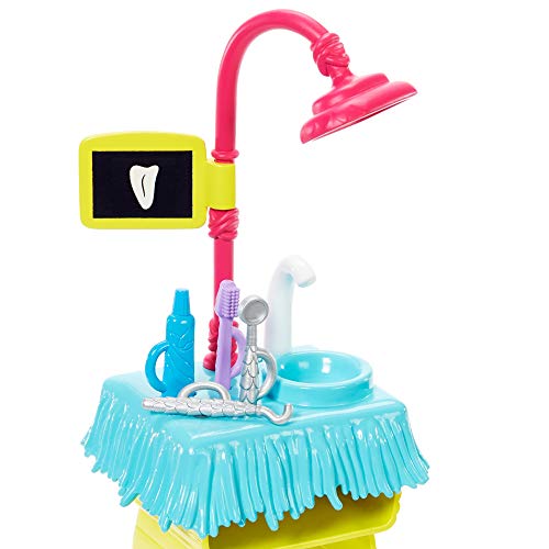 Enchantimals Zahnarztpraxis Spielset mit Andie Alligator-Puppe (15 cm), Tierfigur und über 10 Zubehörteilen – Bild 6