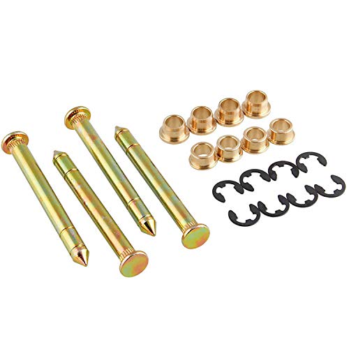 Door Hinge Pin and Bushing Kit Hinge with Pin LEDAUT Replacement for Ford F150-F350 Bronco SUV