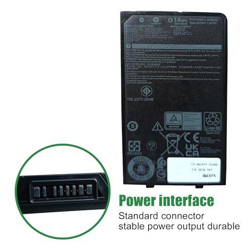 Image of WV9RV 451-BDHV Laptop Battery Replacement for Dell Latitude 7030 Rugged Extreme Tablet Pro Rugged 10 Tablet RA00260 Series WCKPX 0WCKPX 34NWX 034NWX VM2HR WCKPX CPX-WCKPX 7.8V 18Wh 2307mAh