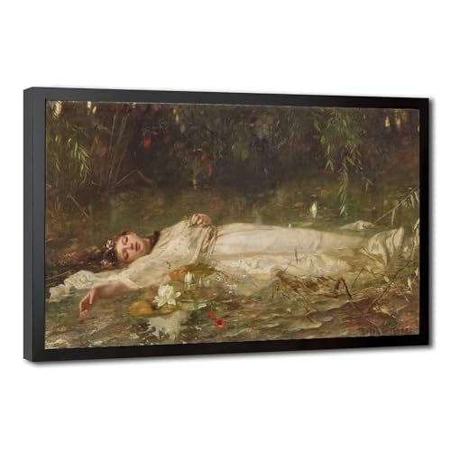 Impression sur toile Heyser Ophélie : fixez ce cadre à suspendre pour embellir un mur