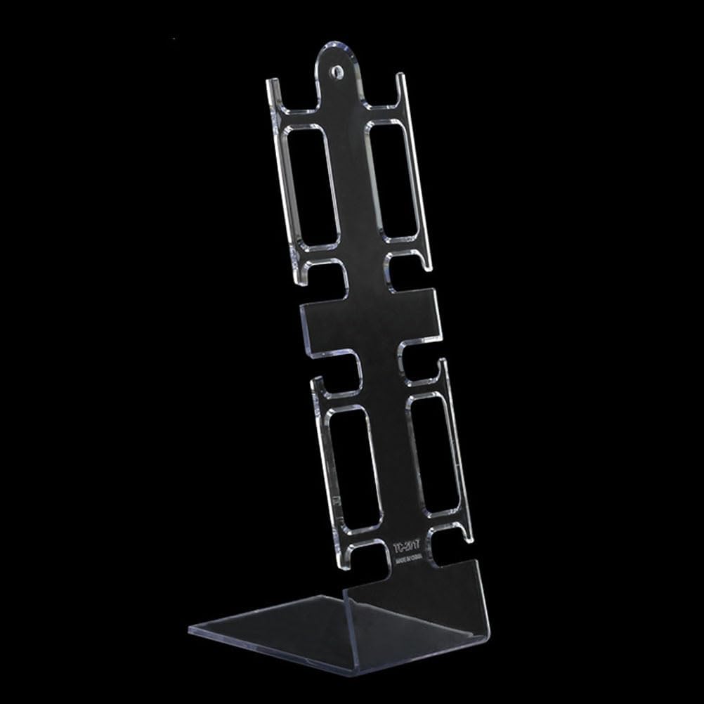 FRCOLOR 2 Pack Watch Display Stand L Shape Watch Rack Holder for Bracelets and Jewelry Lightweight Display Holder for Store Counter 9.84 X 3.54 X 3.34 in