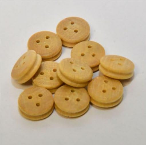Bigotte in bosso (Deadeyes) 5 mm - confezione da 100 pezzi