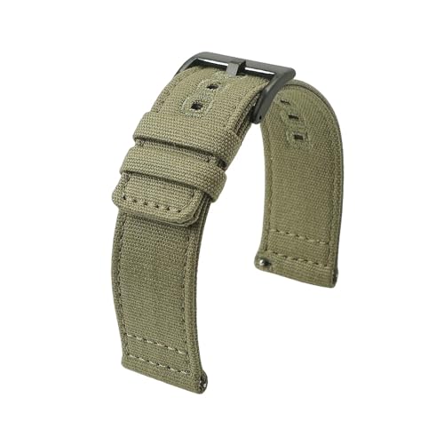 Bracelet montre nylon toile 18mm 20mm 22mm interchangeable premium pour montre connectée