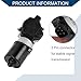 Hihaha No.76505S9VA01/76505S9VA02 Front Windshield Wiper Motor for Honda Accord 2003-2007 Pilot 2005-2008 for Acura TL 2004-2008 TSX 2004-2008 MDX 2005-2006/5 Pin Wiper Motor