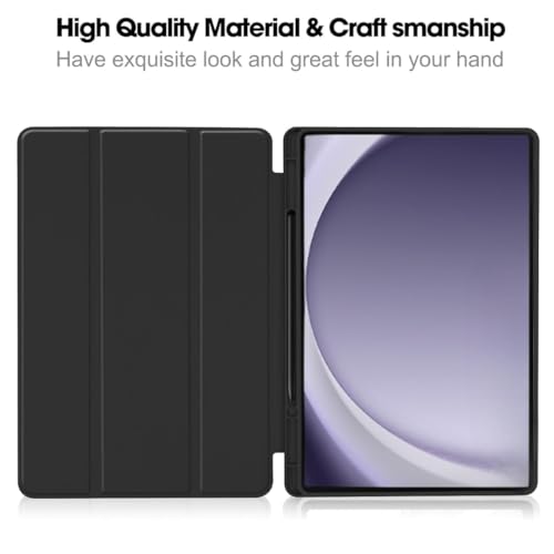 Image of ProElite Cover for Samsung Galaxy Tab A11 Plus 11 inch Case, Soft Flexible Flip Case Cover for Galaxy Tab A11 Plus 11 inch with Pen Holder [Auto Sleep Wake Feature] [Recoil Series] - Black