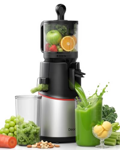 Image of Cold Press Juicer, 3-in-1 Slow Masticating Juicer Machine