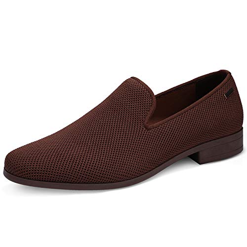 Image of UUBARIS Mens Dress Loafers Tuxedo Suit Slip on Shoes