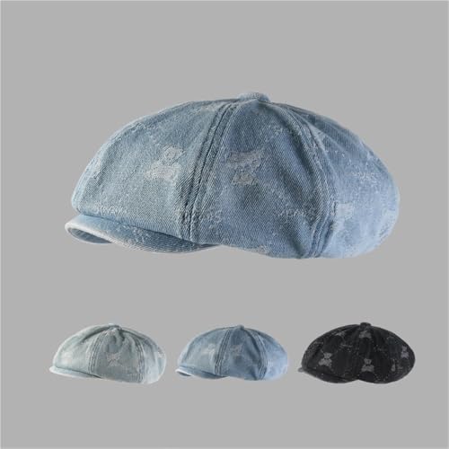 Béret en denim contre les cheveux rebelles : style Y2K assuré