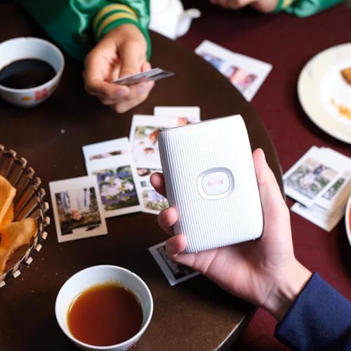 Bild 3 - INSTAX Mini LINK2 Smartphone Printer, Clay White, Kompakt
