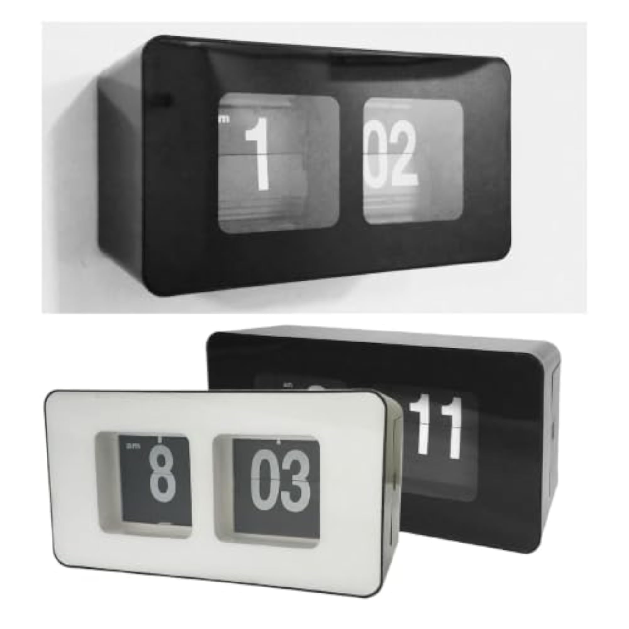 Retro Auto Flip Clock Simple Desk Down Page Clocks
