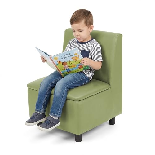 Image of FDP Kid Comfort Collective Modular Armless Chairs, 2-Pack - Fern Green