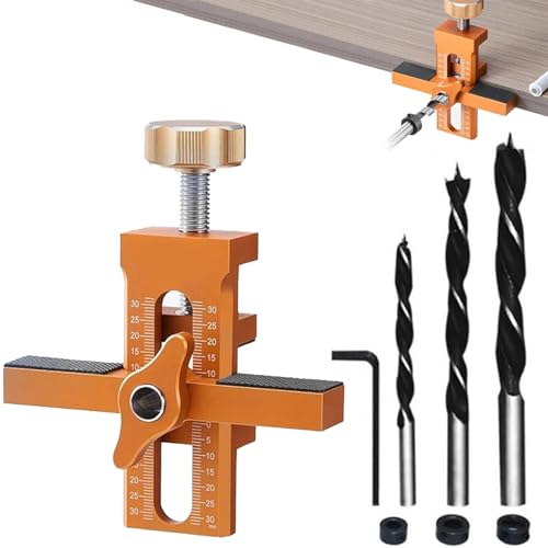 Verstellbares SchranktüR Montagehilfe, Genaue Und Stabile Montage SchranktüRen Installationswerkzeug, TüRfutter Montageset Kann 7-40 Mm Aufnehmen FüR Den Einbau ZusäTzlicher SchranktüRen (B)