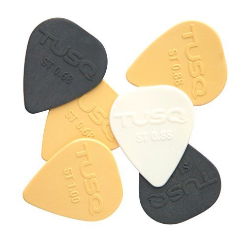 TUSQ PQP-0010-ST : TUSQ Standard Mixed Pack Guitar Picks White